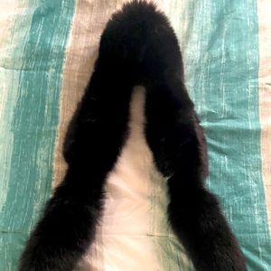 Real fox fur scarf